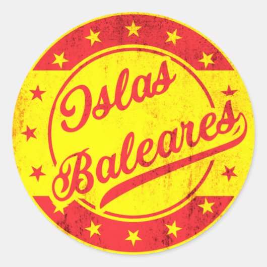 グローバルトラベラー – スペイン – Islas Baleares ラウンドシール (正面)