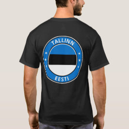 グローバルトラベラー – タリン,エストイ |エストニア Tシャツ