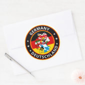 グローバルトラベラー – ドイツ |ドイツ（編集） ラウンドシール (封筒)