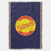 グローバルトラベラー – バレンシア，スペイン スローブランケット (正面縦)