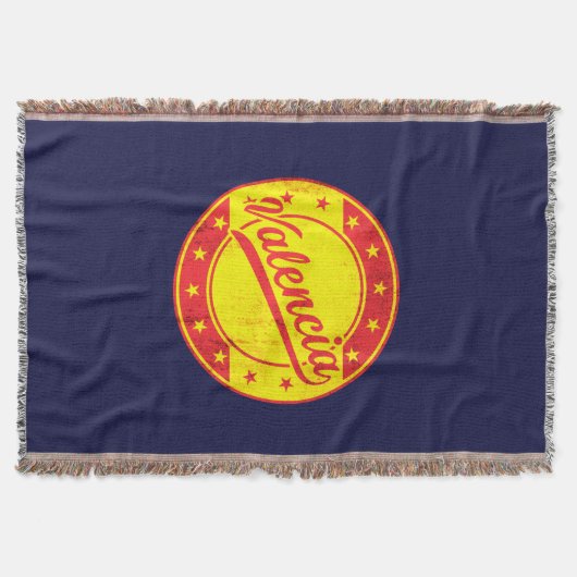 グローバルトラベラー – バレンシア，スペイン スローブランケット (正面)