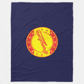 グローバルトラベラー – パンプローナ，スペイン フリースブランケット (正面)