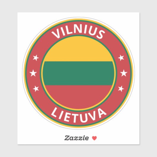 グローバルトラベラー – ビリニュス，リエトゥヴァ |リトアニア シール (シート)