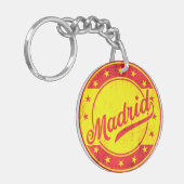 グローバルトラベラー – マドリード,スペイン キーホルダー (正面左)