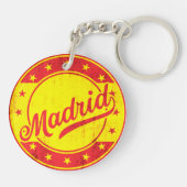 グローバルトラベラー – マドリード,スペイン キーホルダー (裏面)