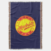 グローバルトラベラー – マドリード，スペイン スローブランケット (正面縦)