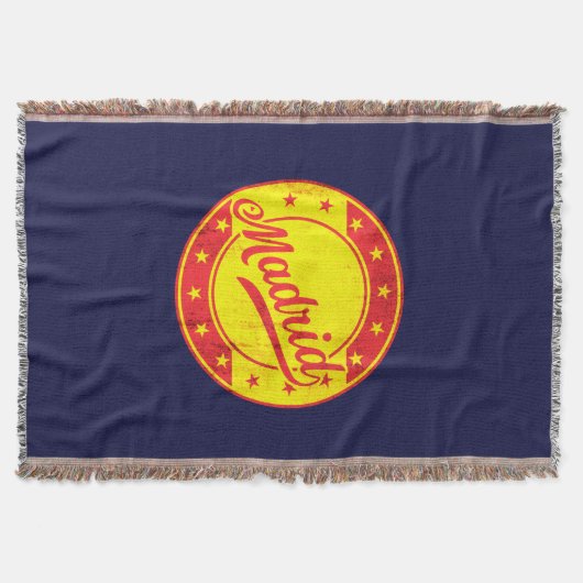 グローバルトラベラー – マドリード，スペイン スローブランケット (正面)