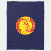 グローバルトラベラー – マドリード，スペイン フリースブランケット (正面)