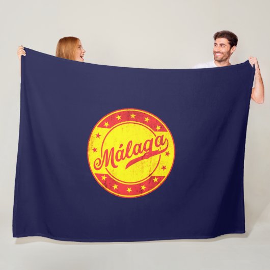 グローバルトラベラー – マラガ，スペイン フリースブランケット (インサイチュ)