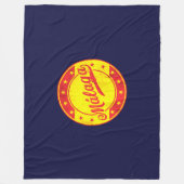 グローバルトラベラー – マラガ，スペイン フリースブランケット (正面)