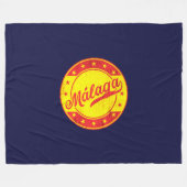 グローバルトラベラー – マラガ，スペイン フリースブランケット (正面(横))