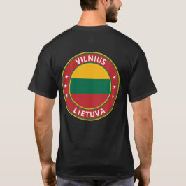 グローバルトラベラー - ヴィリニュス、リェトゥヴァ | リトアニア Tシャツ