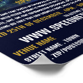 グローバルネットワーキング、スピードネットワーキングイベント広告 ポスター (角)