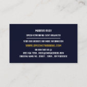 グローバルネットワーク速度ネットワークイベント開催者 名刺 (裏面)