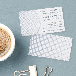 グローバルビジネスコンサルタントBlue Gray Globe 名刺