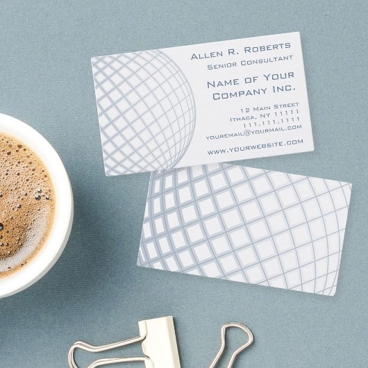 グローバルビジネスコンサルタントBlue Gray Globe 名刺