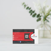 グローバルプロフェッショナル名刺 名刺 (スタンド正面)