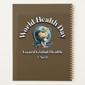 グローバルヘルスを守る。世界保健デー。 プランナー手帳 (裏面)