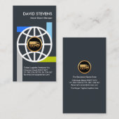 グローバル円インポカラフルートエクスポート明細行売上 名刺 (正面/裏面)