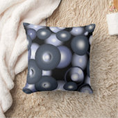 グローバル同心円軌道抽象芸術アート クッション (ブランケット)