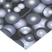 グローバル同心円軌道抽象芸術アート ショートテーブルランナー (コーナー)