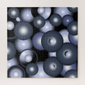 グローバル同心円軌道抽象芸術アート ジグソーパズル (縦)