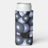 グローバル同心円軌道抽象芸術アート スリム缶クーラー (Seltzer正面)