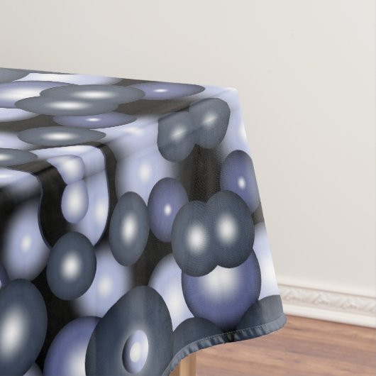 グローバル同心円軌道抽象芸術アート テーブルクロス (インサイチュ)