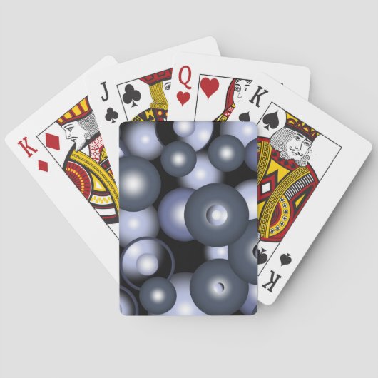 グローバル同心円軌道抽象芸術アート トランプ (裏面)