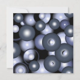 グローバル同心円軌道抽象芸術アート ノートカード