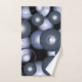 グローバル同心円軌道抽象芸術アート バスタオルセット (ハンドタオル)