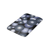 グローバル同心円軌道抽象芸術アート バスマット (アングル)