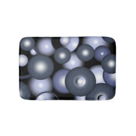 グローバル同心円軌道抽象芸術アート バスマット