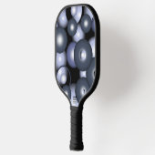 グローバル同心円軌道抽象芸術アート ピックルボールラケット (左)