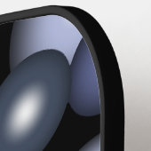 グローバル同心円軌道抽象芸術アート ピックルボールラケット (左詳細)