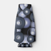 グローバル同心円軌道抽象芸術アート ボトルクーラー (正面)