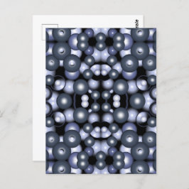 グローバル同心円軌道抽象芸術アート ポストカード