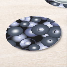 グローバル同心円軌道抽象芸術アート ラウンドペーパーコースター