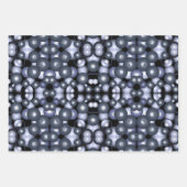 グローバル同心円軌道抽象芸術アート ラッピングペーパーシート (正面3)