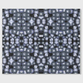 グローバル同心円軌道抽象芸術アート ラッピングペーパー (フラット)