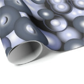 グローバル同心円軌道抽象芸術アート ラッピングペーパー (ロールコーナー)