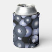 グローバル同心円軌道抽象芸術アート 缶クーラー (缶正面)