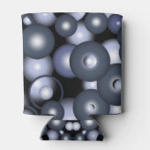 グローバル同心円軌道抽象芸術アート 缶クーラー (裏面)