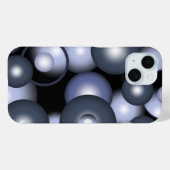 グローバル同心円軌道抽象芸術アート Case-Mate iPhoneケース (裏面 (横))