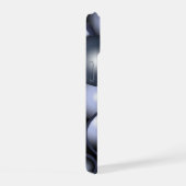 グローバル同心円軌道抽象芸術 iPhone 15ケース (右側面)