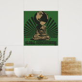 グローバル意識ポスター ポスター (キッチン)