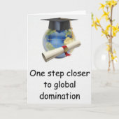 グローバル支配カードの卒業 カード (黄色い花)