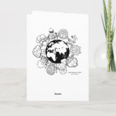 グローバル文化微生物折畳みカード サンキューカード (裏面)