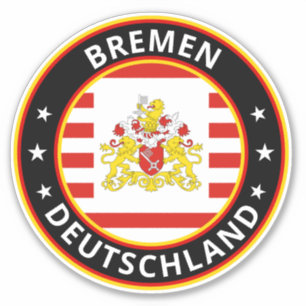 グローバル旅行者 – Bremen, Deutschland (Edit) シール