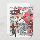 グローバル旅行 – カナダ ポストカード (正面/裏面)